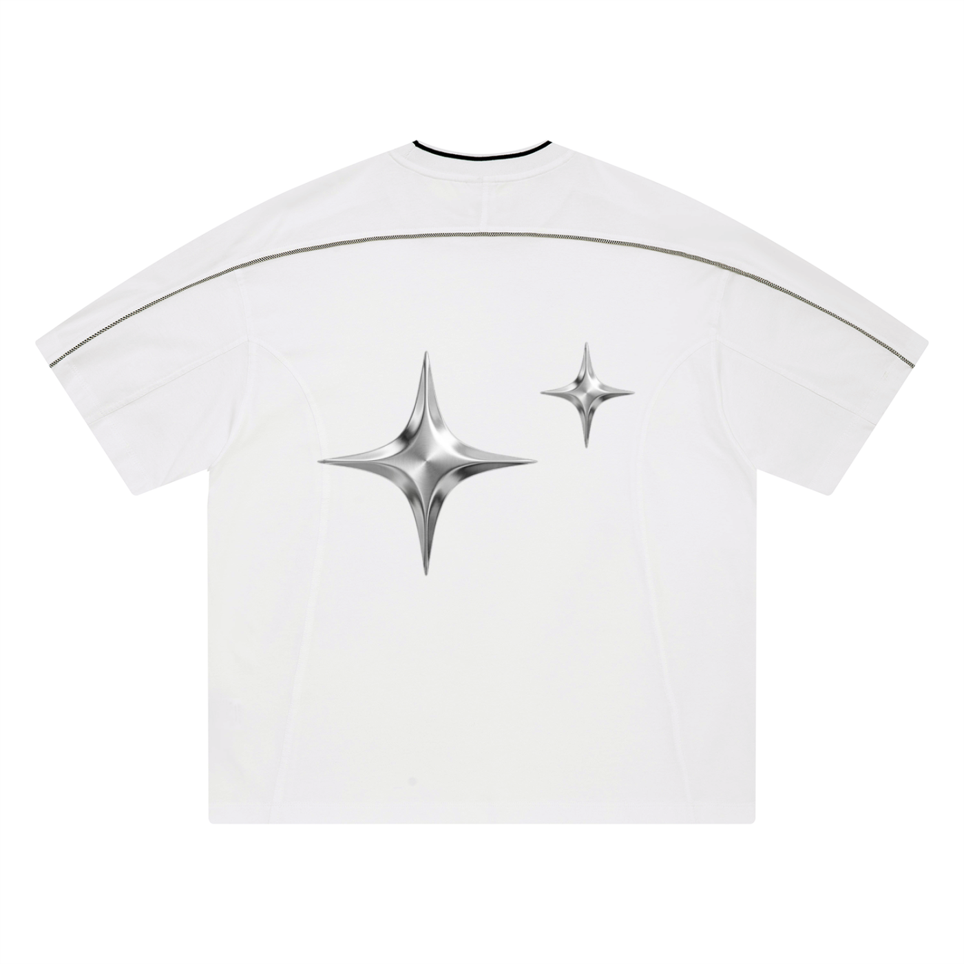 Unisex Oversized Tape T-Shirt
