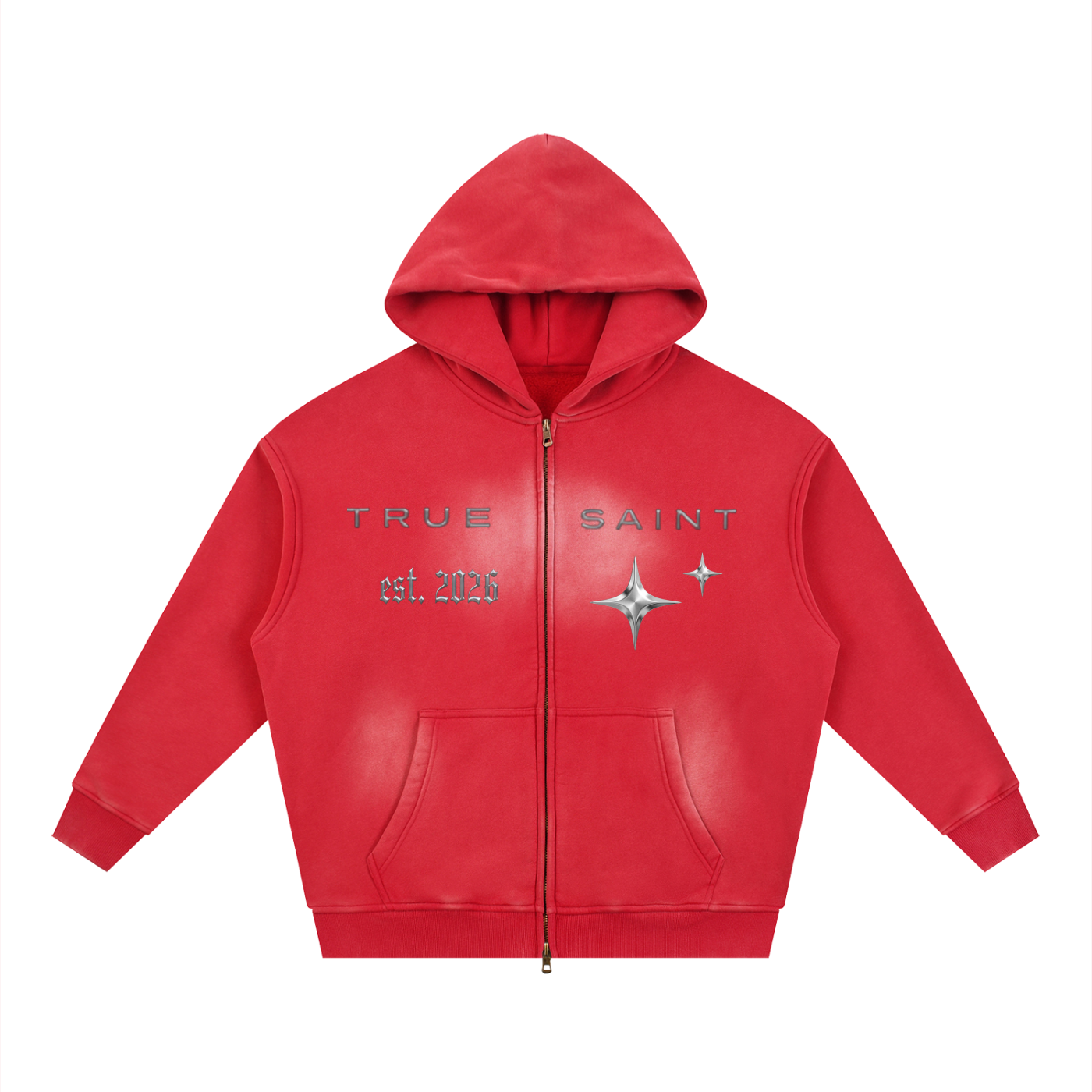 Sunfade Two-way Zipper Hoodie